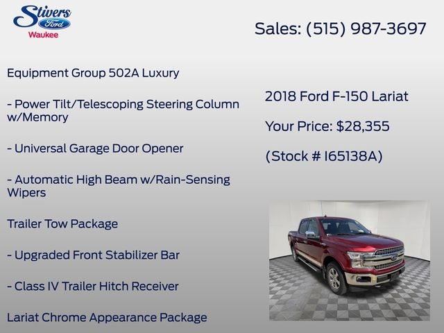 2018 Ford F-150 Lariat