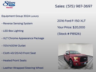 2016 Ford F-150 XLT