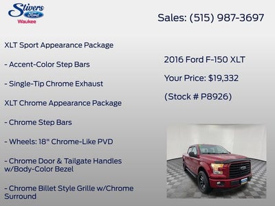 2016 Ford F-150 XLT