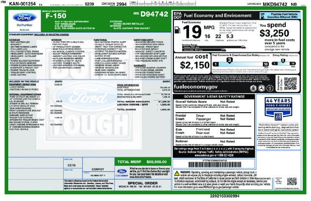 2021 Ford F-150 Lariat