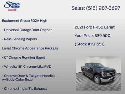 2021 Ford F-150 Lariat