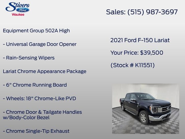 2021 Ford F-150 Lariat