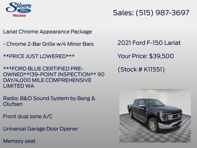 2021 Ford F-150 Lariat