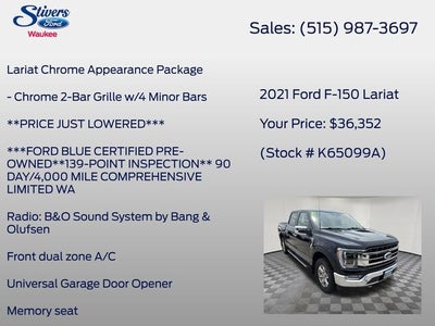 2021 Ford F-150 Lariat