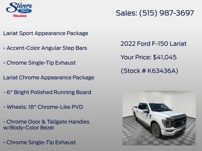 2022 Ford F-150 Lariat
