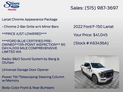2022 Ford F-150 Lariat