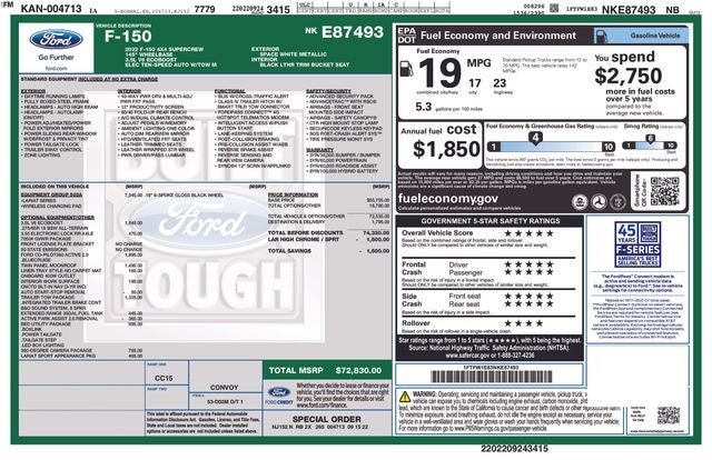 2022 Ford F-150 Lariat