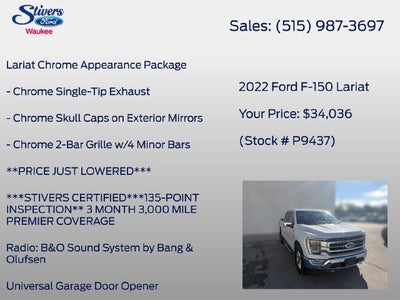 2022 Ford F-150 Lariat