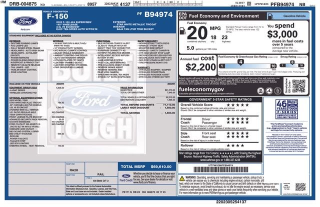 2023 Ford F-150 Lariat