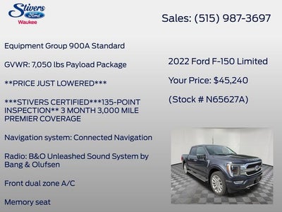 2022 Ford F-150 Limited