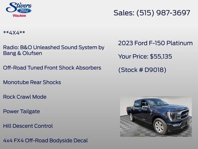 2023 Ford F-150 Platinum
