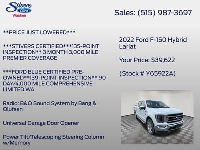 2022 Ford F-150 Lariat