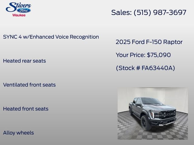 2025 Ford F-150 Raptor
