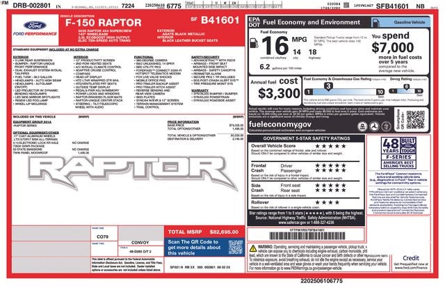 2025 Ford F-150 Raptor