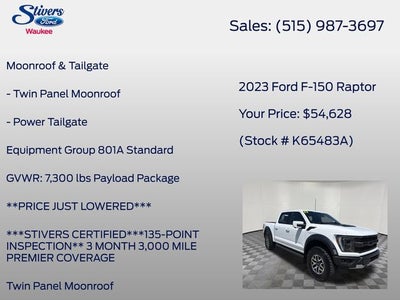2023 Ford F-150 Raptor
