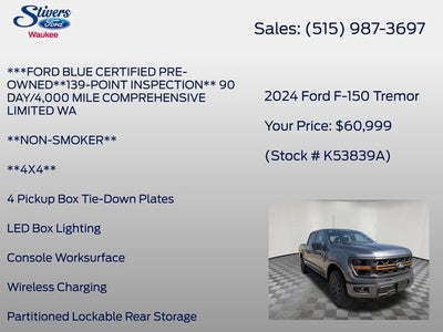 2024 Ford F-150 Tremor