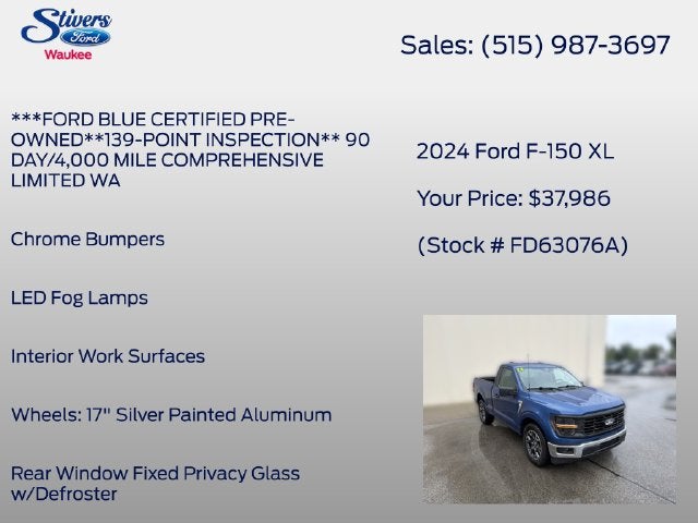 2024 Ford F-150 XL