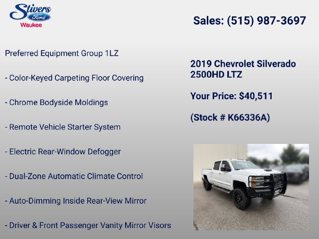 2019 Chevrolet Silverado 2500HD LTZ