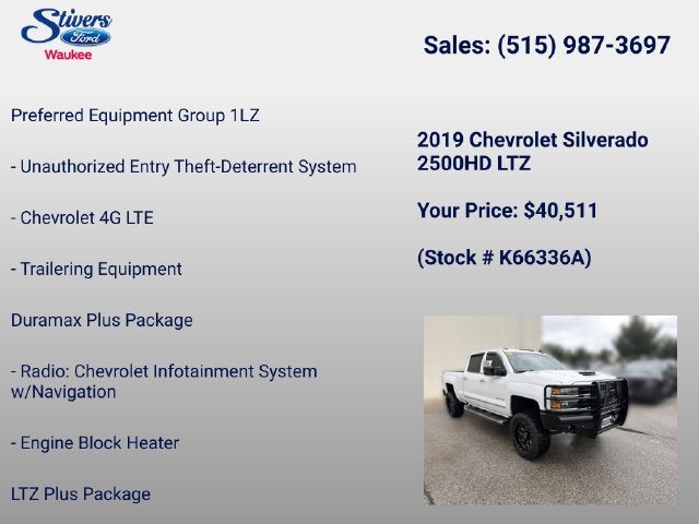 2019 Chevrolet Silverado 2500HD LTZ