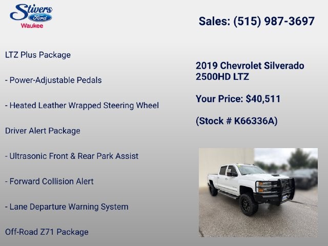 2019 Chevrolet Silverado 2500HD LTZ
