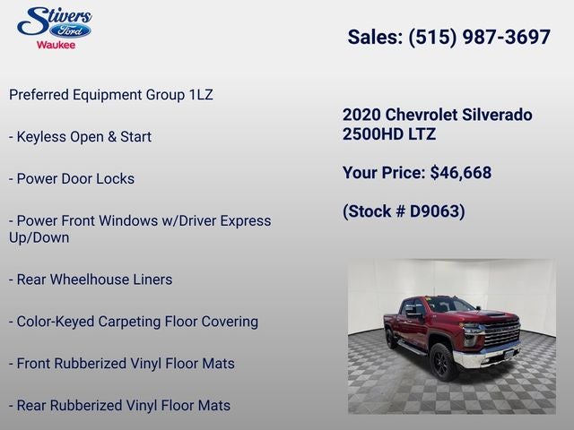 2020 Chevrolet Silverado 2500HD LTZ