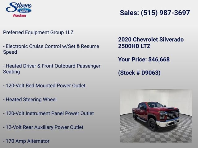 2020 Chevrolet Silverado 2500HD LTZ