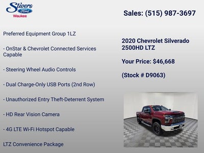 2020 Chevrolet Silverado 2500HD LTZ