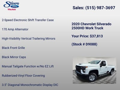 2020 Chevrolet Silverado 2500HD Work Truck