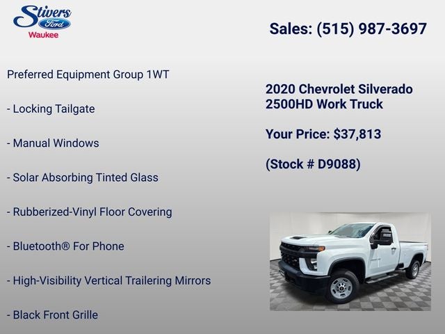 2020 Chevrolet Silverado 2500HD Work Truck