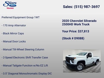 2020 Chevrolet Silverado 2500HD Work Truck