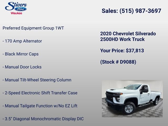2020 Chevrolet Silverado 2500HD Work Truck
