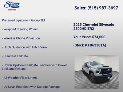 2025 Chevrolet Silverado 2500HD ZR2