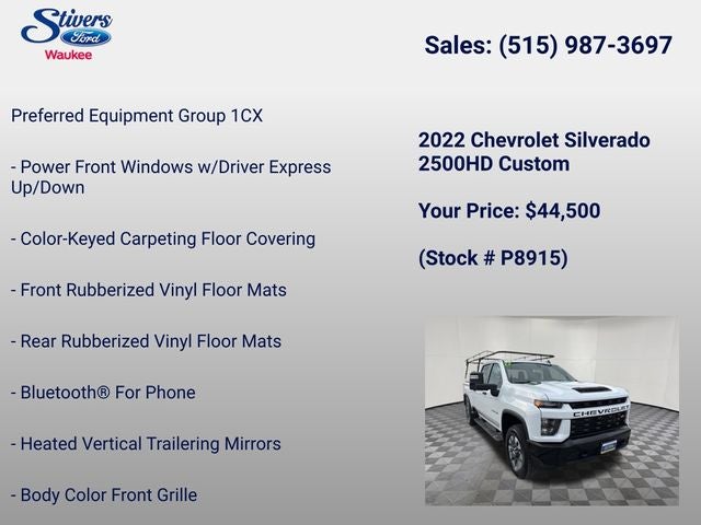 2022 Chevrolet Silverado 2500HD Custom
