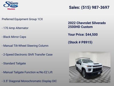 2022 Chevrolet Silverado 2500HD Custom