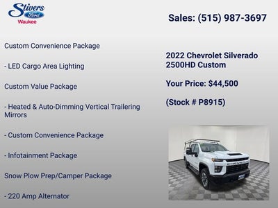 2022 Chevrolet Silverado 2500HD Custom