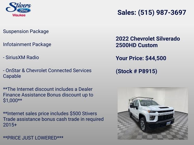 2022 Chevrolet Silverado 2500HD Custom