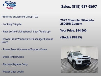 2022 Chevrolet Silverado 2500HD Custom