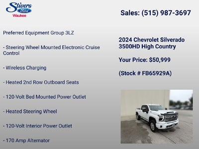 2024 Chevrolet Silverado 3500HD High Country