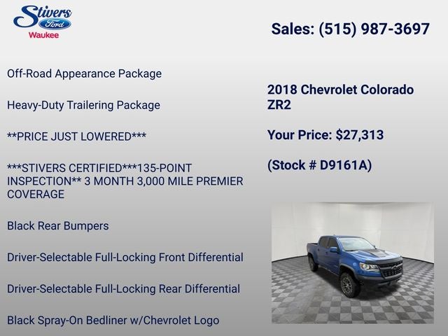 2018 Chevrolet Colorado ZR2