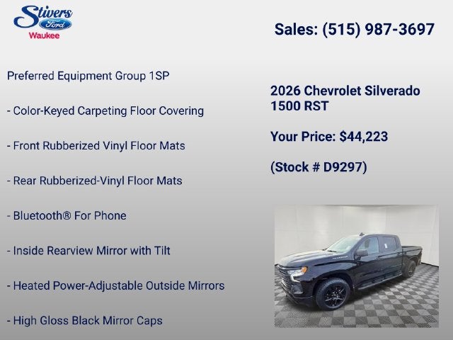 2026 Chevrolet Silverado 1500 RST