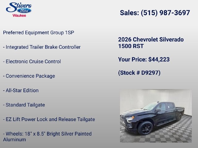 2026 Chevrolet Silverado 1500 RST