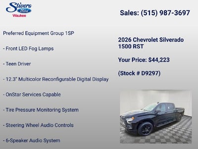 2026 Chevrolet Silverado 1500 RST
