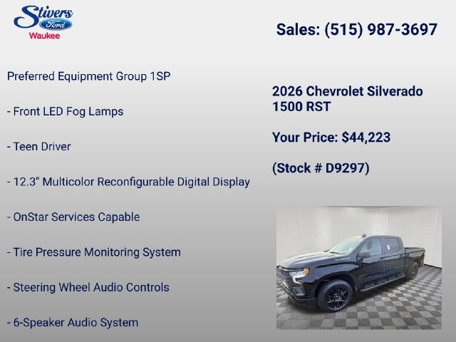 2026 Chevrolet Silverado 1500 RST