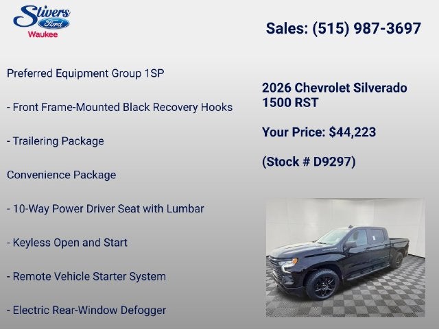 2026 Chevrolet Silverado 1500 RST