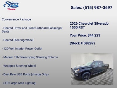 2026 Chevrolet Silverado 1500 RST