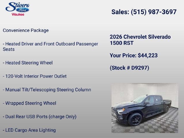 2026 Chevrolet Silverado 1500 RST