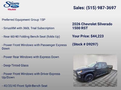 2026 Chevrolet Silverado 1500 RST