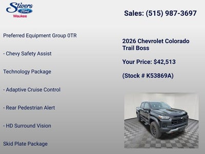 2026 Chevrolet Colorado Trail Boss