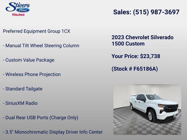2023 Chevrolet Silverado 1500 Custom