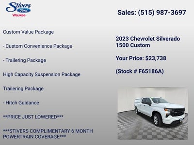 2023 Chevrolet Silverado 1500 Custom